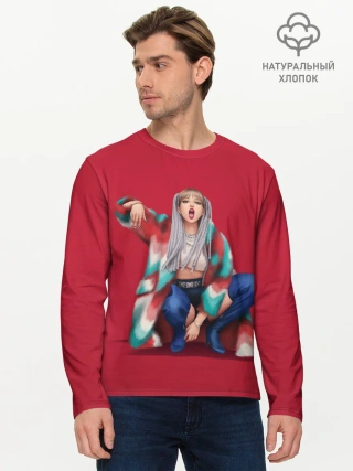 Мужской лонгслив базовый / Kill the love | Lisa