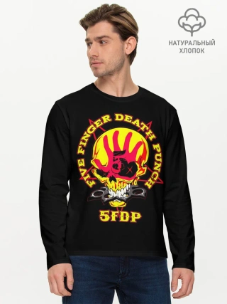 Мужской лонгслив базовый / Five Finger Death Punch