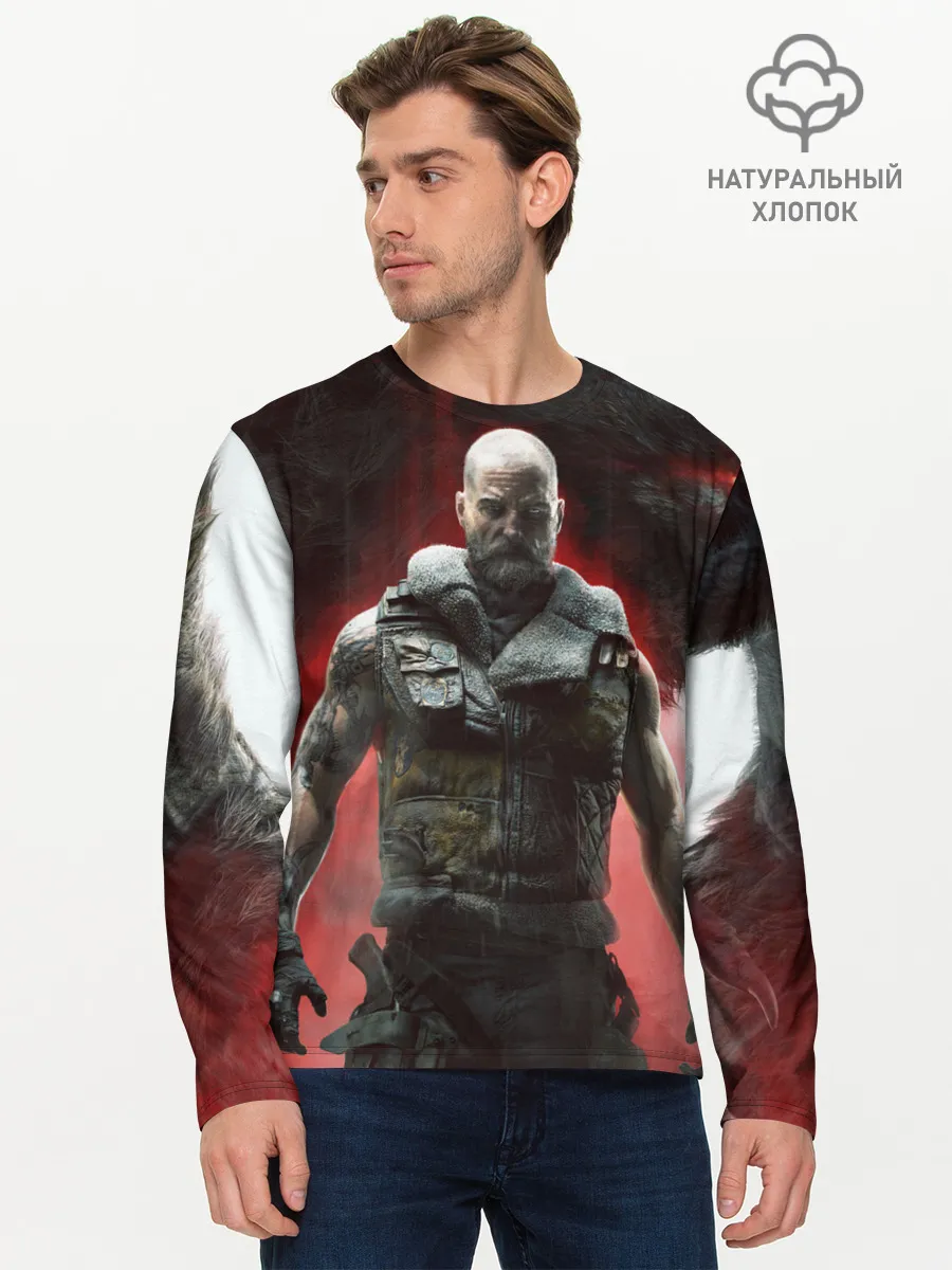 Мужской лонгслив базовый / Werewolf: The Apocalypse