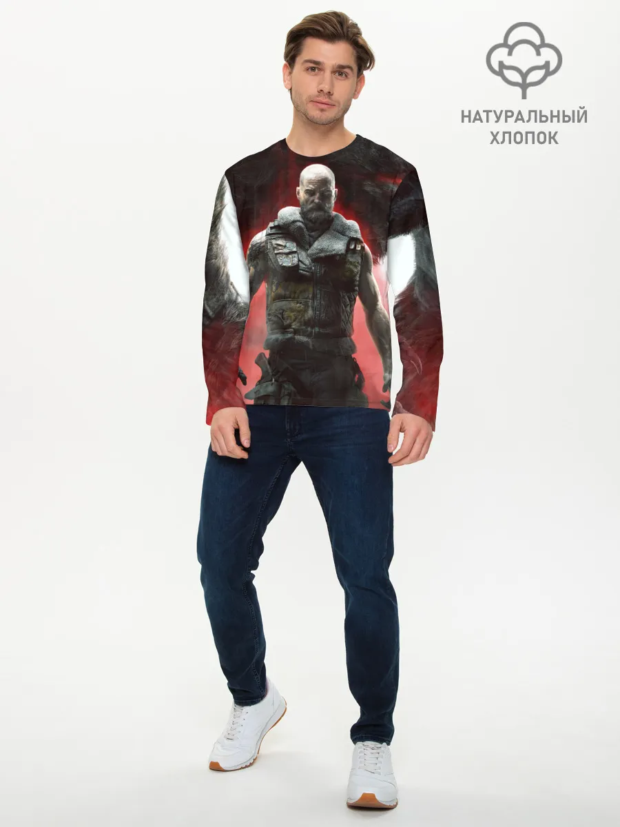 Мужской лонгслив базовый / Werewolf: The Apocalypse