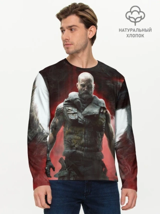Мужской лонгслив базовый / Werewolf: The Apocalypse