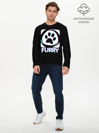 Мужской лонгслив базовый / Furry