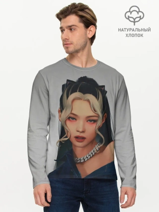 Мужской лонгслив базовый / Hot Jennie
