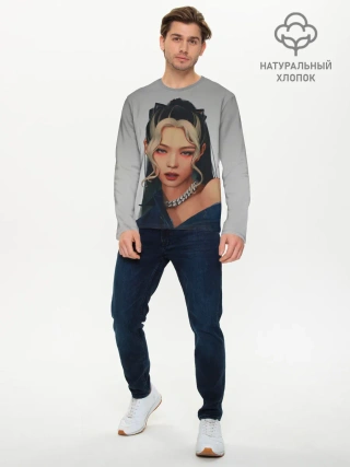 Мужской лонгслив базовый / Hot Jennie