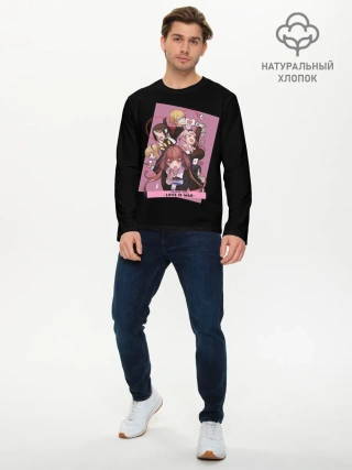 Мужской лонгслив базовый / Kaguya Sama | Госпожа Кагуя