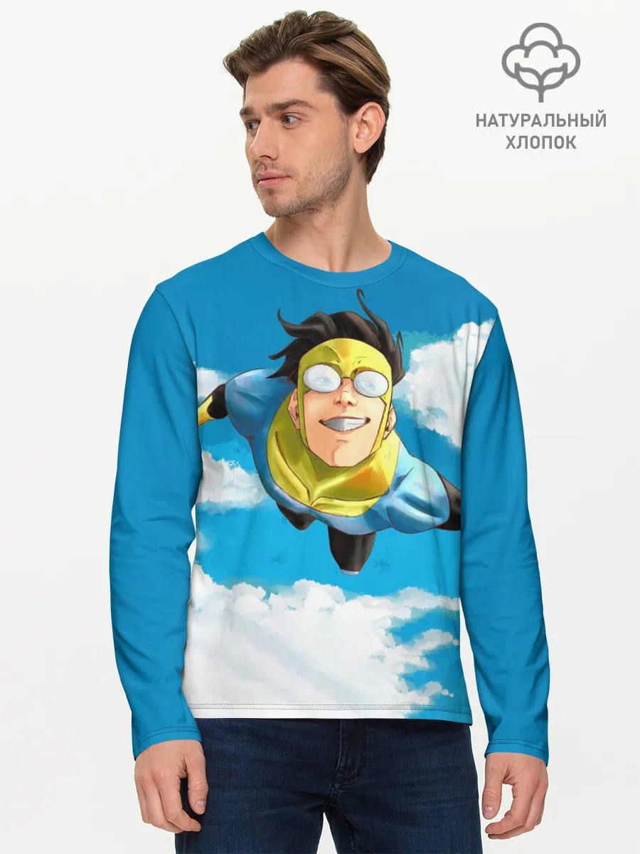 Мужской лонгслив базовый / Неуязвимый