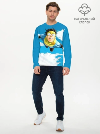 Мужской лонгслив базовый / Неуязвимый