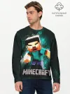 Мужской лонгслив базовый / MINECRAFT
