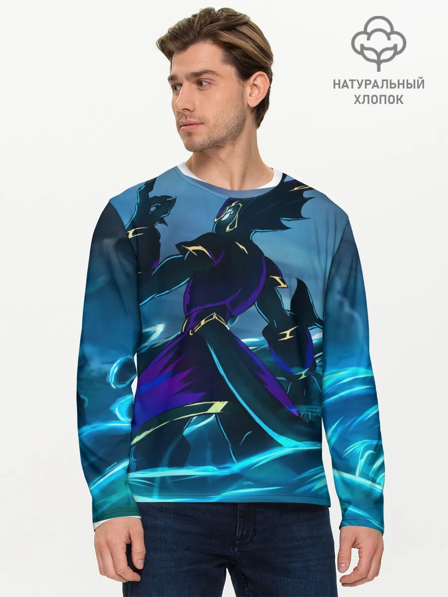 Мужской лонгслив базовый / Демон