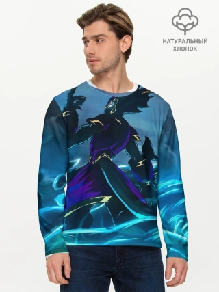 Мужской лонгслив базовый / Демон