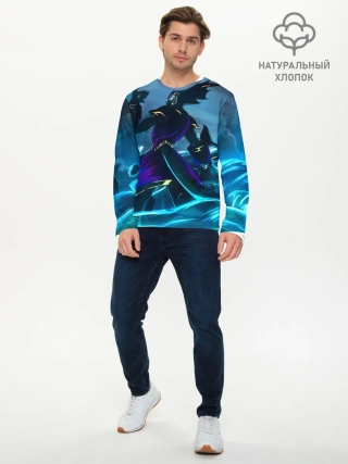 Мужской лонгслив базовый / Демон