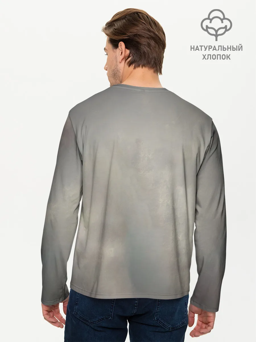 Мужской лонгслив базовый / Лиса маслом