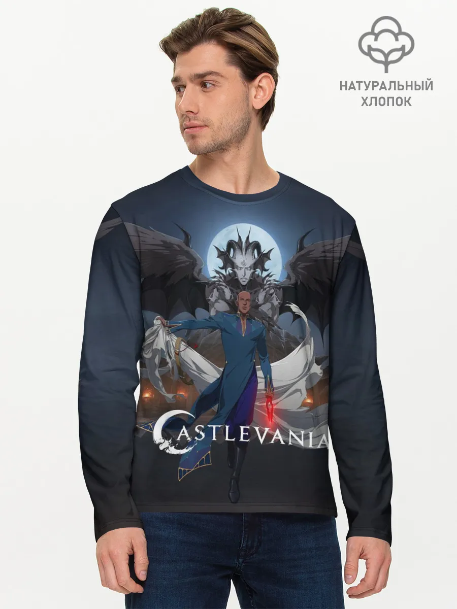 Мужской лонгслив базовый / Castlevania Исаак