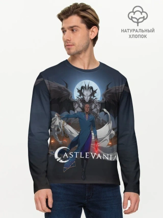 Мужской лонгслив базовый / Castlevania Исаак