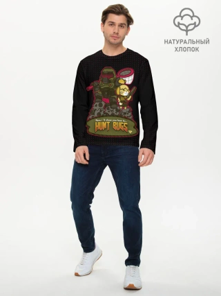 Мужской лонгслив базовый / Doom x Animal crossing