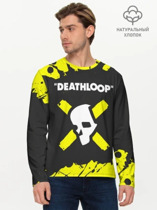 Мужской лонгслив базовый / Deathloop - Paint