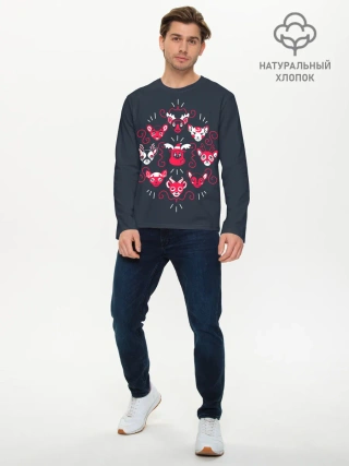 Мужской лонгслив базовый / Animal Crossing | Deer