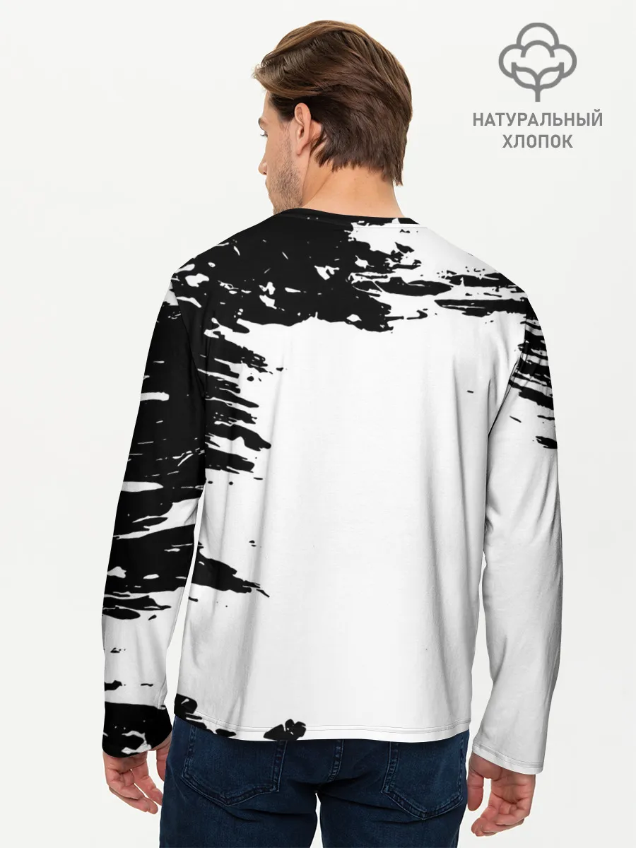 Мужской лонгслив базовый / Ями Сукэхиро Чёрный клевер