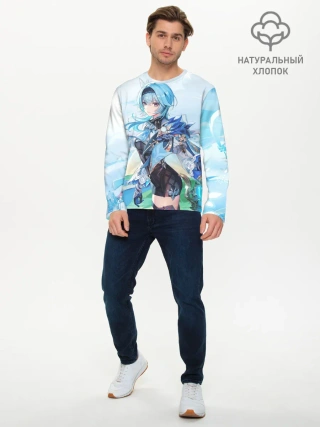 Мужской лонгслив базовый / Eula | Genshin Impact