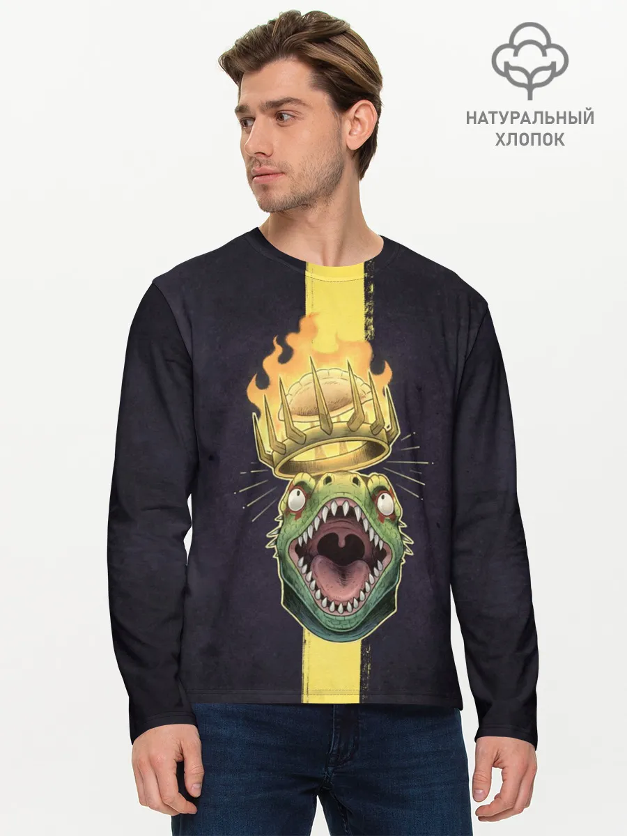 Мужской лонгслив базовый / King Caiman