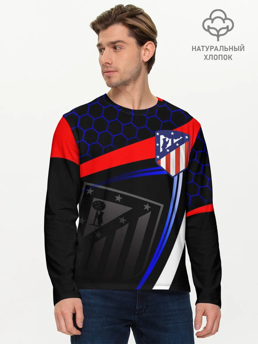 Мужской лонгслив базовый / АТЛЕТИКО МАДРИД / ATLETICO