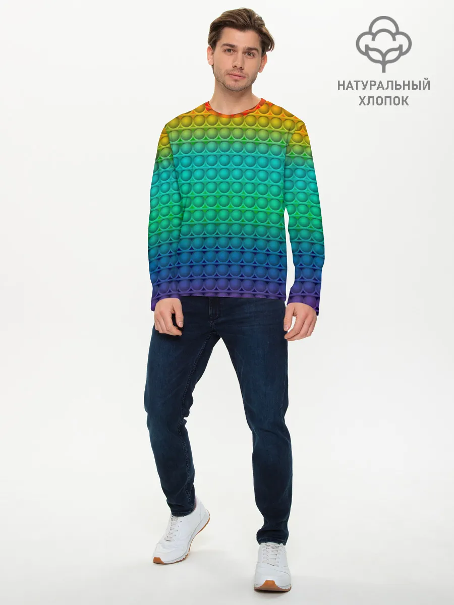 Мужской лонгслив базовый / POP IT | СИМПЛ ДИМПЛ