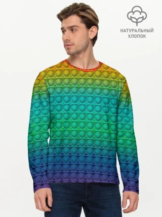 Мужской лонгслив базовый / POP IT | СИМПЛ ДИМПЛ