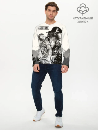 Мужской лонгслив базовый / Days Gone