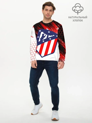 Мужской лонгслив базовый / ATLETICO DE MADRID / АТЛЕТИКО