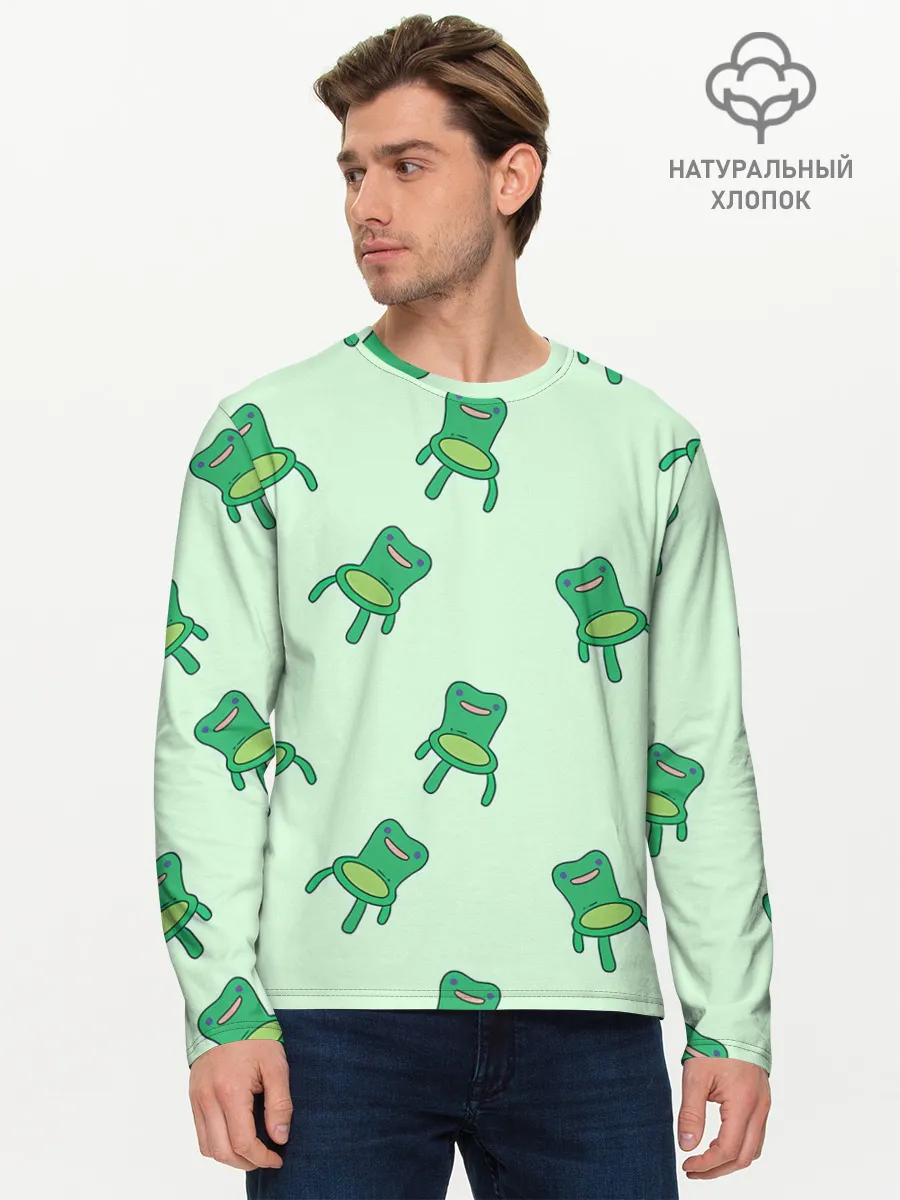 Мужской лонгслив базовый / Froggy crossing