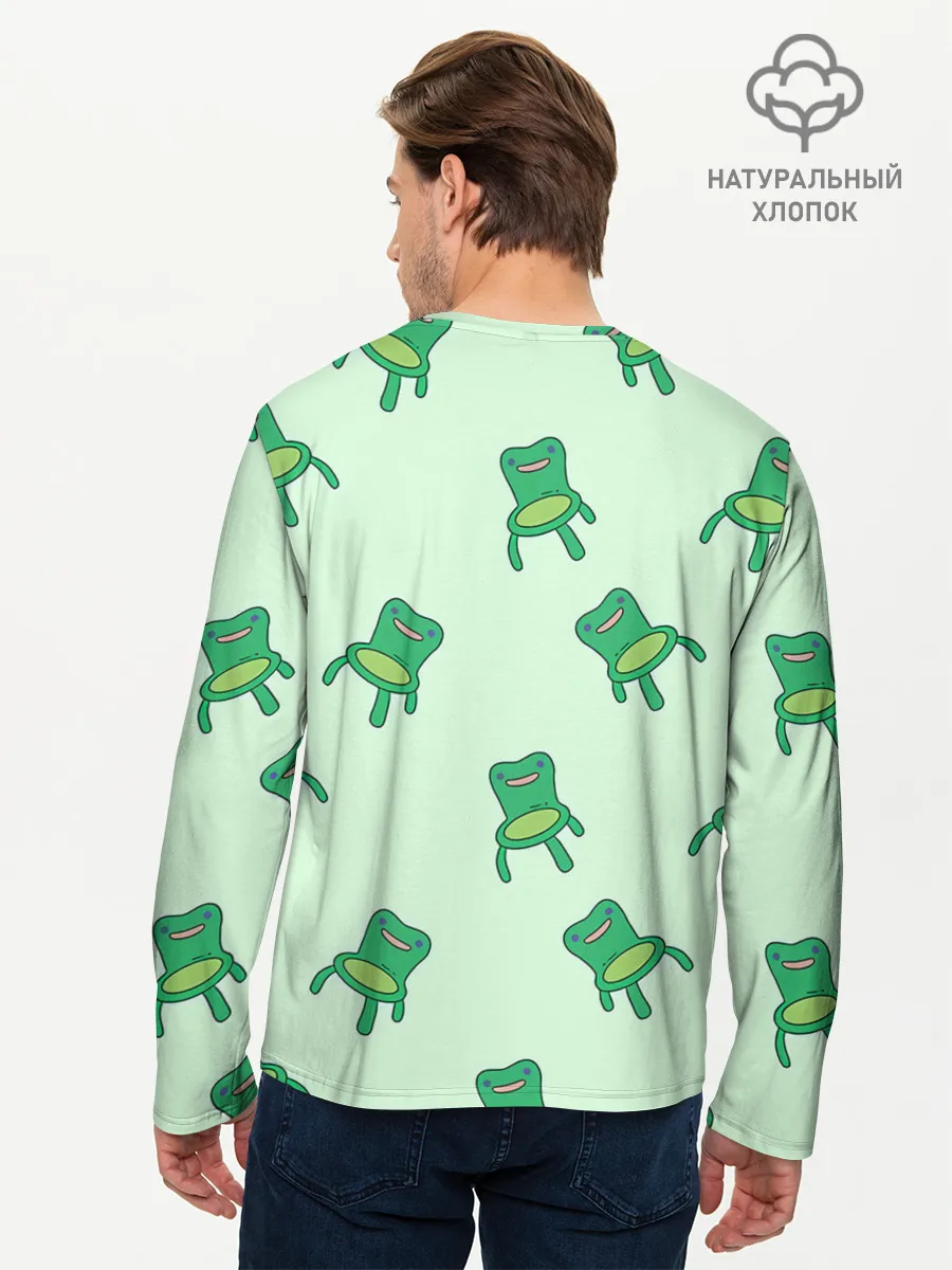 Мужской лонгслив базовый / Froggy crossing