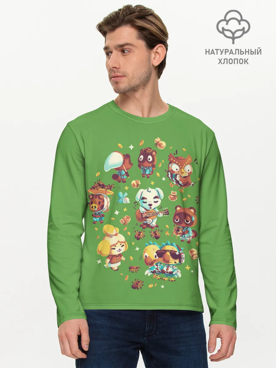 Мужской лонгслив базовый / Party Crossing