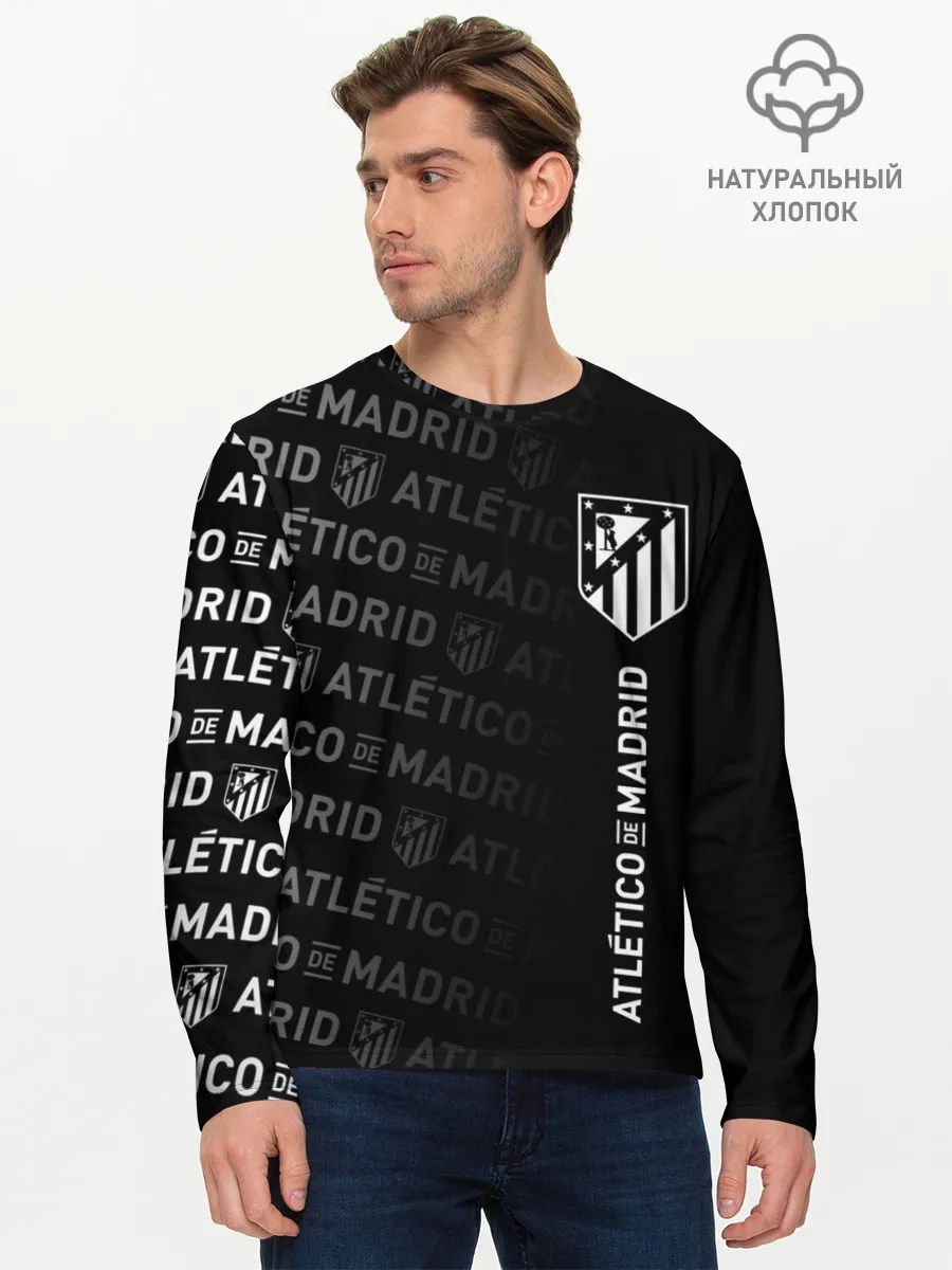 Мужской лонгслив базовый / ATLETICO DE MADRID / АТЛЕТИКО