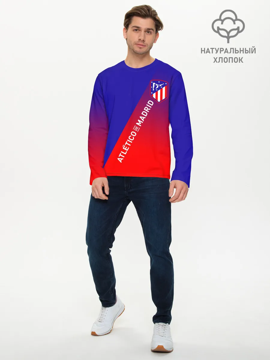 Мужской лонгслив базовый / ATLETICO DE MADRID / АТЛЕТИКО