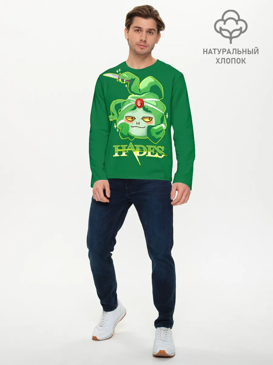 Мужской лонгслив базовый / Hades Dusa Gorgon