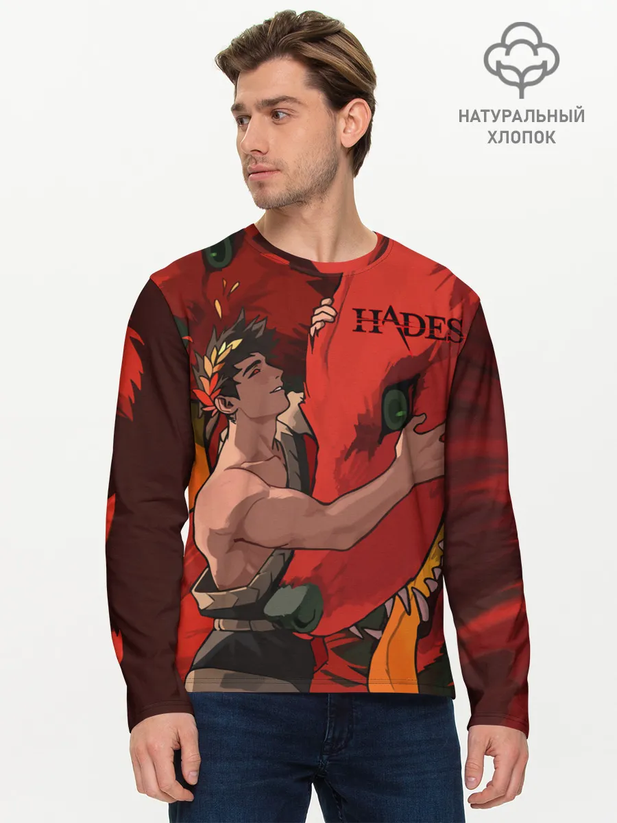 Мужской лонгслив базовый / Hades Zagreus