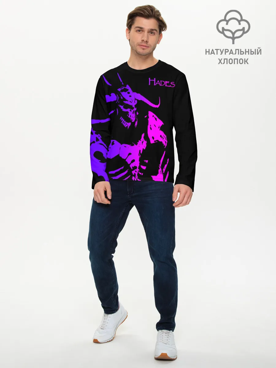 Мужской лонгслив базовый / Hades demon