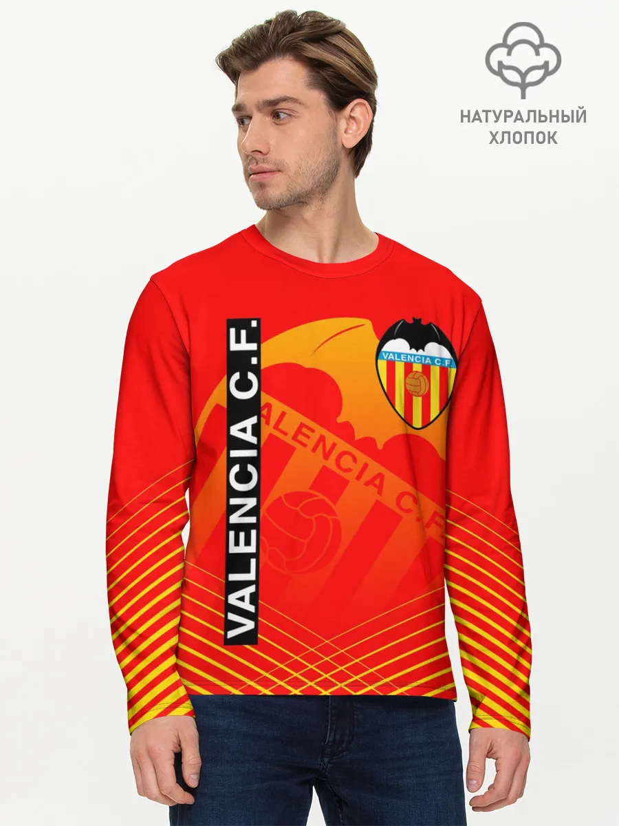 Мужской лонгслив базовый / FC VALENCIA / ФК ВАЛЕНСИЯ