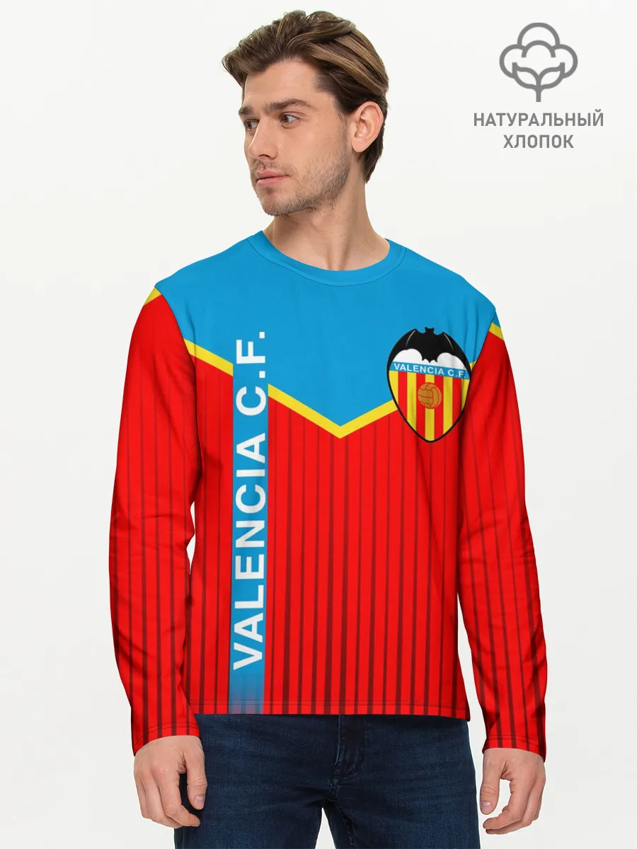 Мужской лонгслив базовый / FC VALENCIA / ФК ВАЛЕНСИЯ