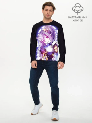 Мужской лонгслив базовый / Keqing - Genshin Impact