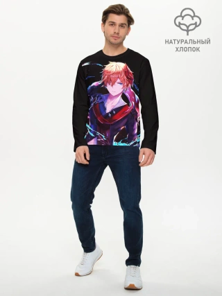 Мужской лонгслив базовый / ТАРТАЛЬЯ - ИГРА GENSHIN IMPACT