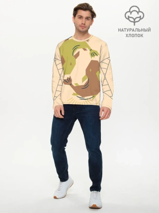 Мужской лонгслив базовый / Рыбы. Знаки зодиака, море