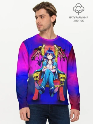 Мужской лонгслив базовый / Добро пожаловать в ад, Ирума