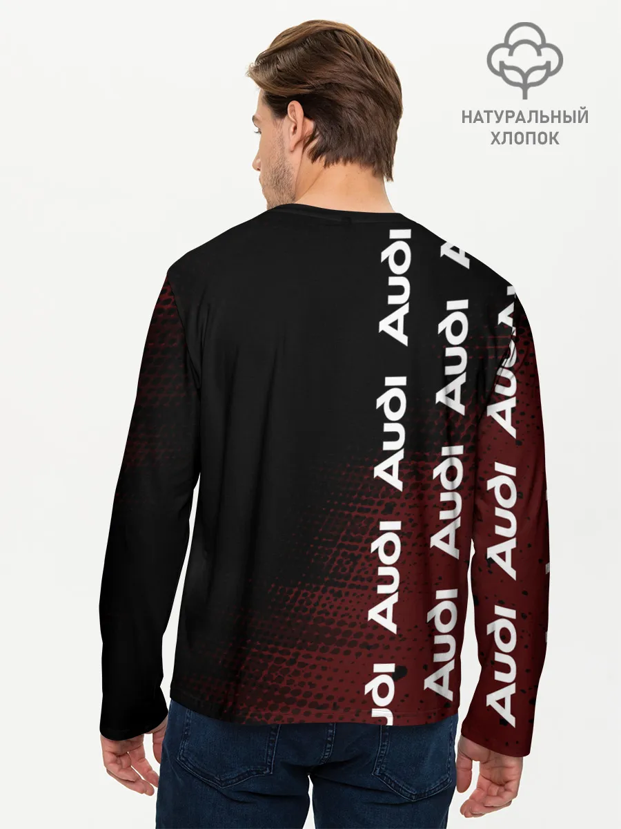 Мужской лонгслив базовый / Ауди - Pro Racing