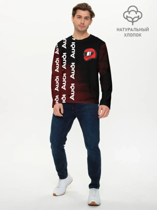 Мужской лонгслив базовый / Ауди - Pro Racing