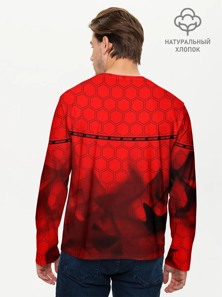 Мужской лонгслив базовый / Audi - Racing