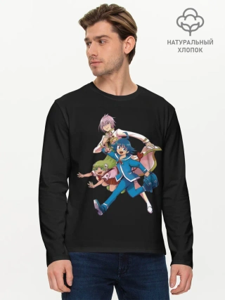 Мужской лонгслив базовый / Добро пожаловать в ад, Ирума!