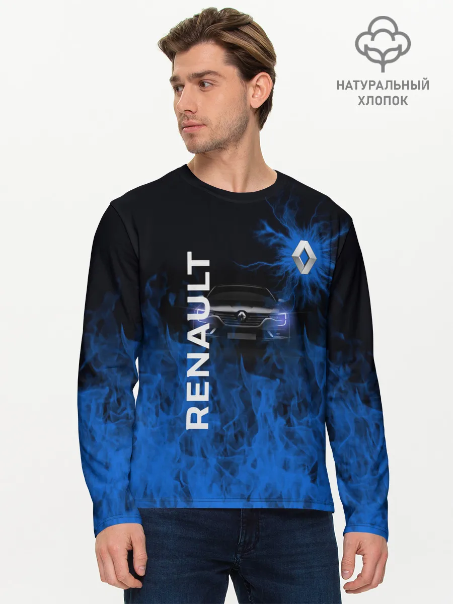Мужской лонгслив базовый / RENAULT