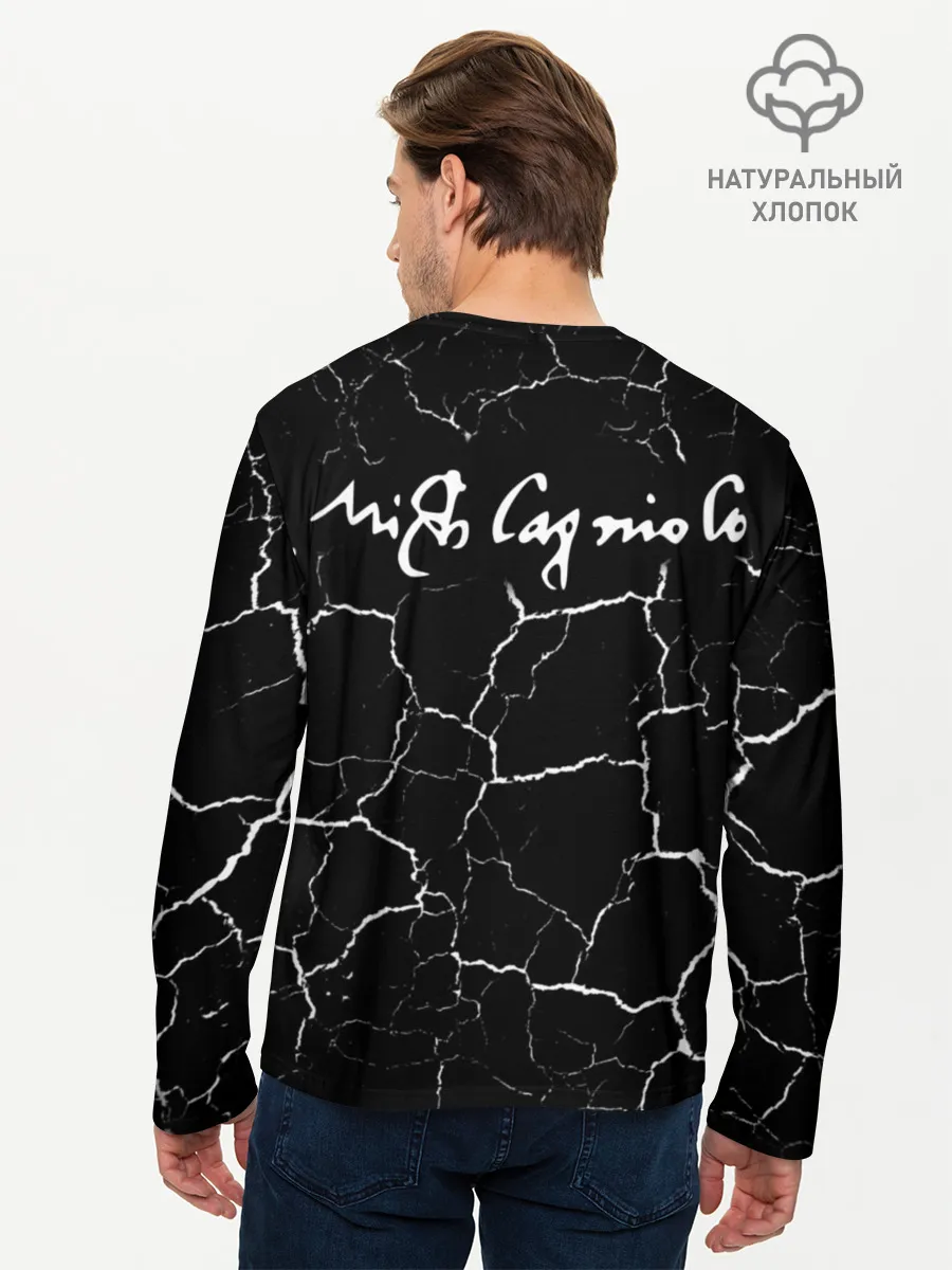 Мужской лонгслив базовый / La creazione di Adamo