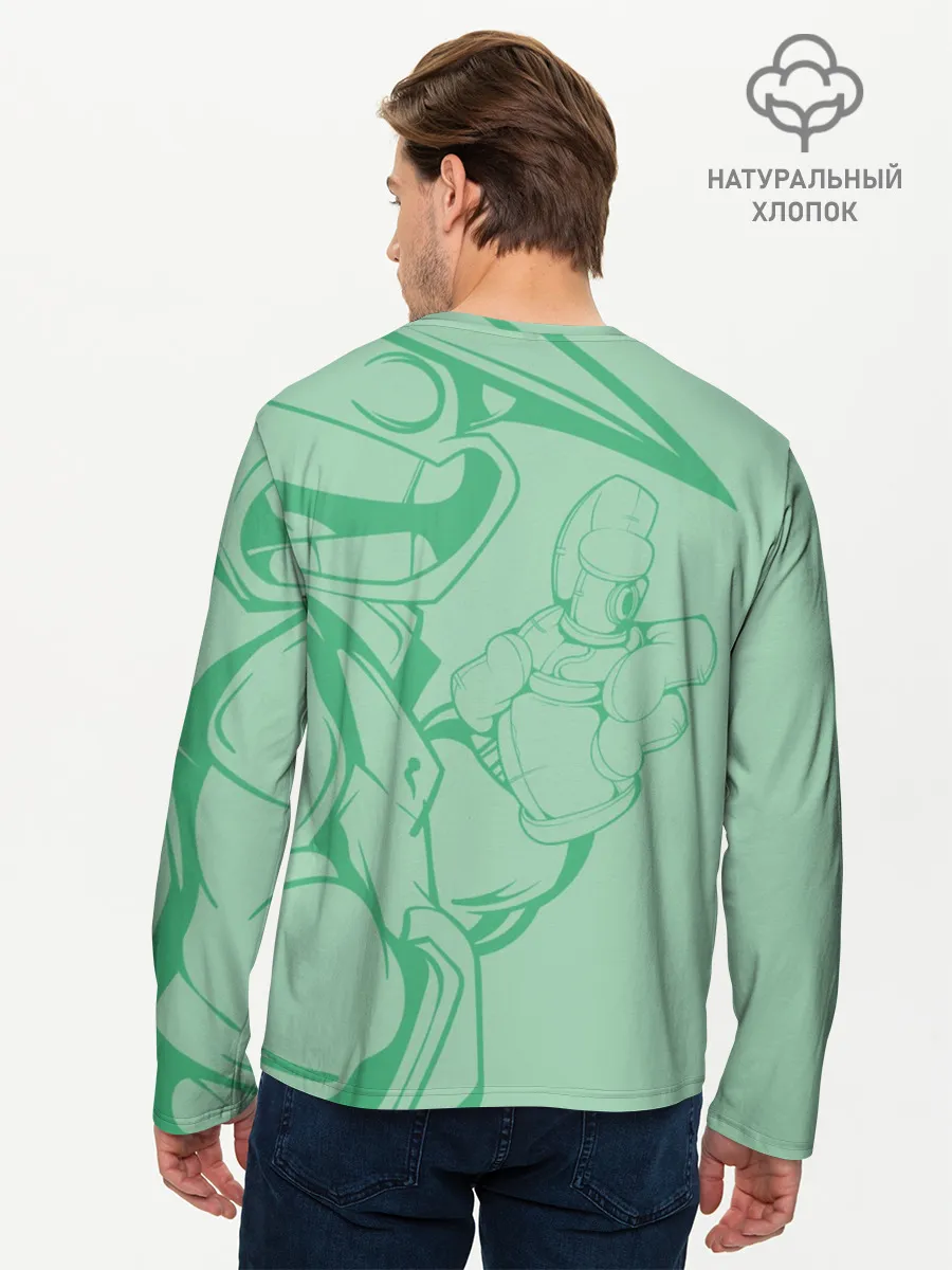 Мужской лонгслив базовый / Люблю граффити